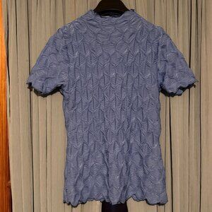 Philosophy Shirred Light Blue Top - SM